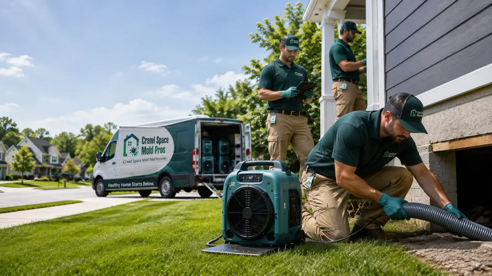 Crawl Space Mold Removal in West Middlesex, PA